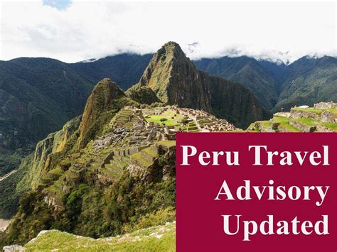 peru travel advisory 2018